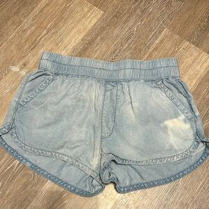 american eagle acid wash pull on shorts